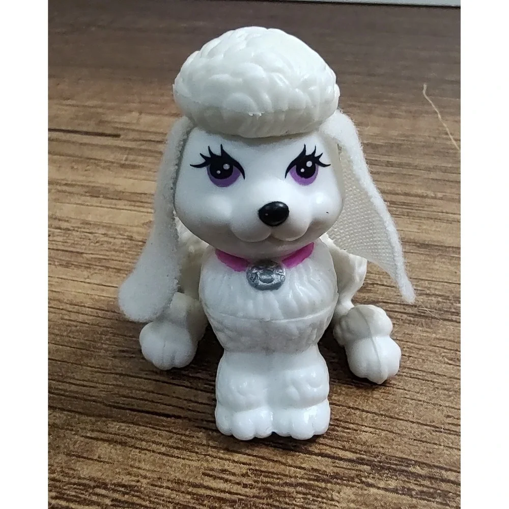 Vtg 1992 Littlest Pet Shop LPS Cozy Home Pets Puppy Pals Poodle Dog Kenner A19